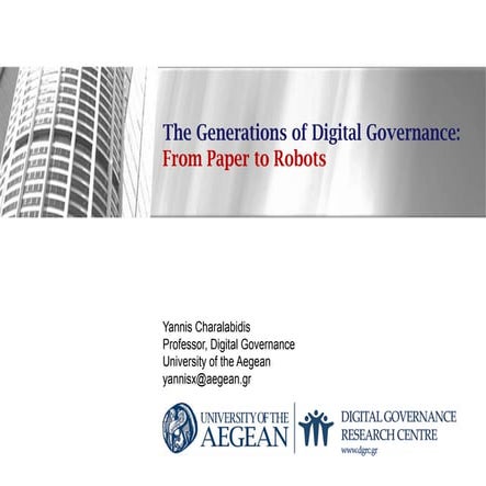 The Generations of Digital governance : From Paper to Robots