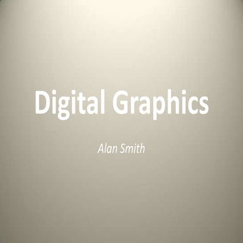 Digital graphics pro forma alan smith