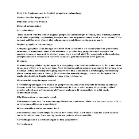 Digital graphics technology by fateha