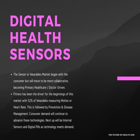 Digital Health Trends - Sensors and Wearables 2018 | PDF