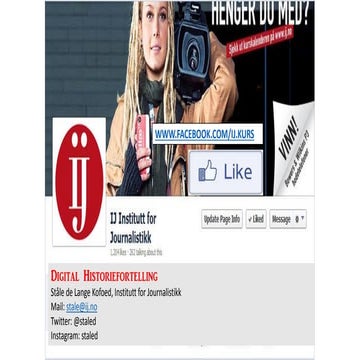 Digital historiefortelling bergen 3. februar