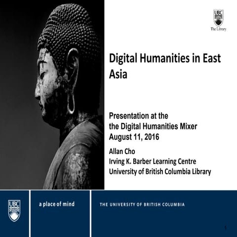 Digital Humanities in East Asia