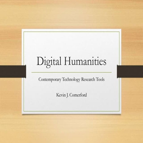 Digital Humanities Workshop