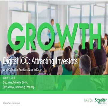 Digital International Colo Club: Attracting Investors