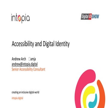Accessibility and Digital Identity
