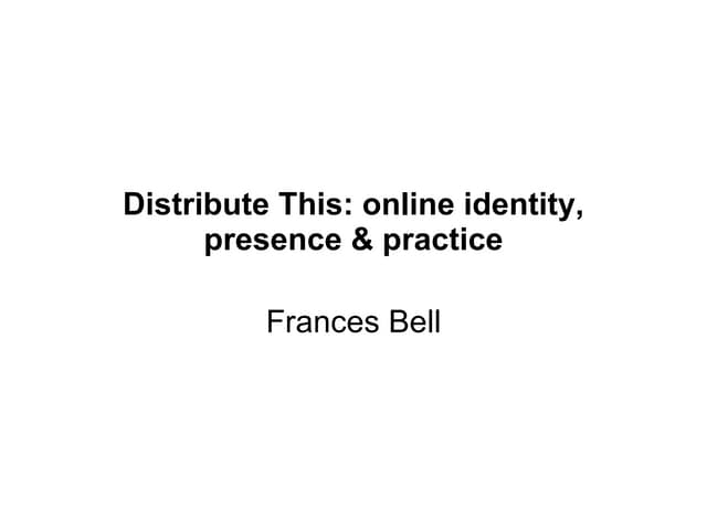 Digital Identity