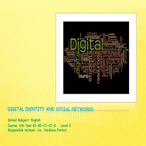 Digital identity and social networks | PPT