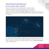 Digital identity management for the cmo, ciso, and cio
