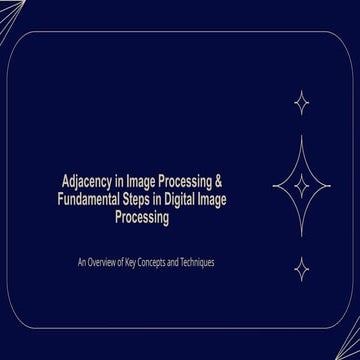 Digital Image Processing Concepts Slides | PPTX