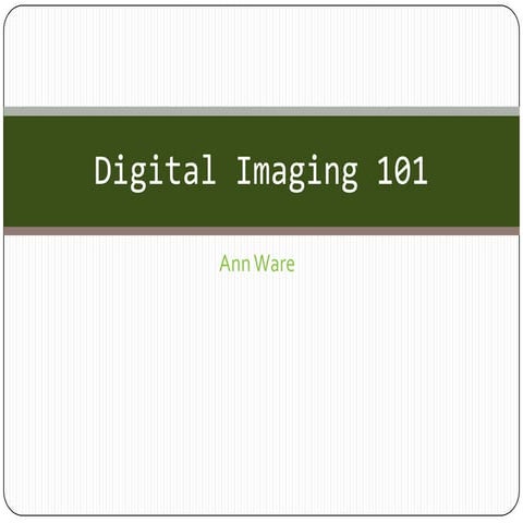 Digital imaging101 ann ware unit 4 dtp 1