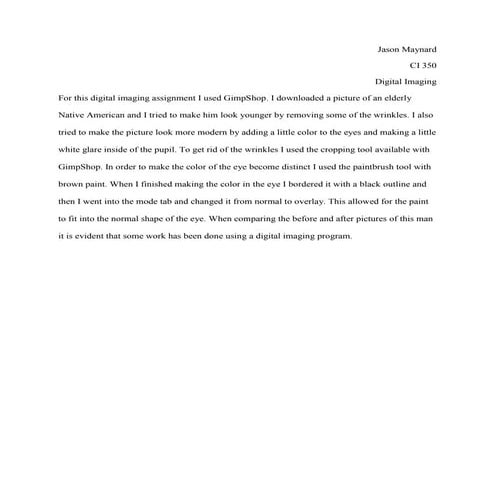 Digital imaging details