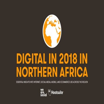 Digital in 2018 in Northern Africa