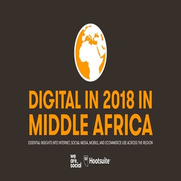 Digital in 2018 in Middle Africa