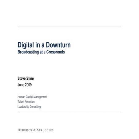 Digital In A Downturn Broadcast Asia2009 Fina