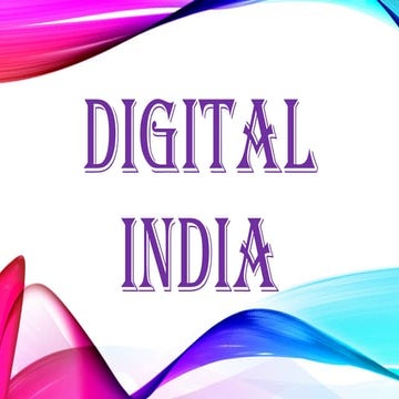 digital india initiative of indian government | PPTX