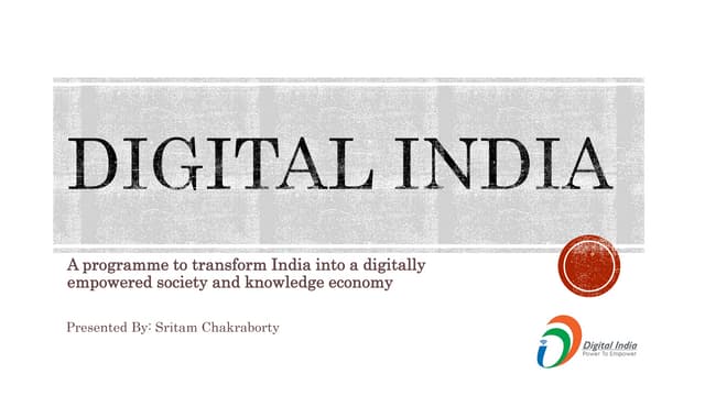 Digital india and its pillars