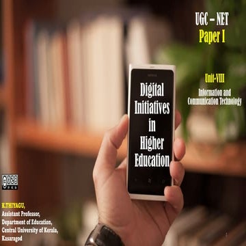 Digital Initiatives in Higher Education (Unit 8 - ICT) Paper 1
