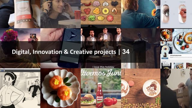 Digital, innovation & creative projects 34