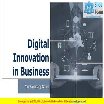 Digital Innovation In Business PowerPoint Presentation Slides