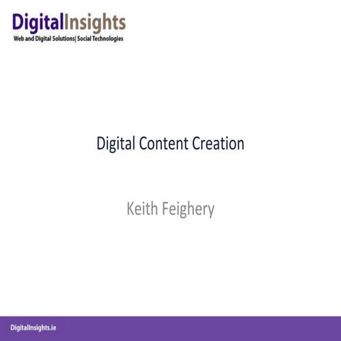 Digital Content Creation | PPT