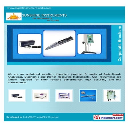 Sunshine Instruments, Coimbatore, Agricultural Instruments
