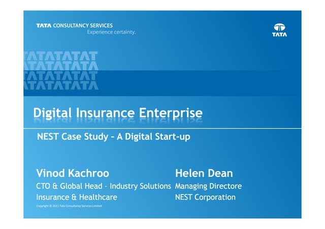 Digital Insurance Enterprise: The Nest Case Study