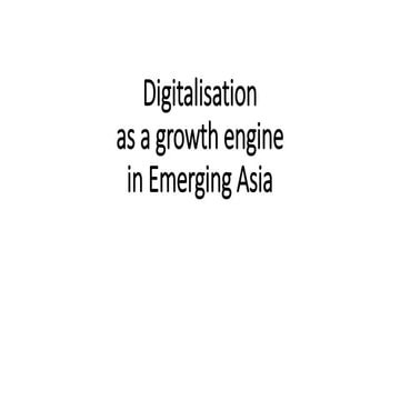 Digitalisation in Asia