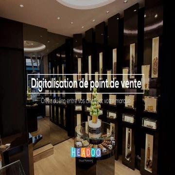 Digitalisation de points de vente 