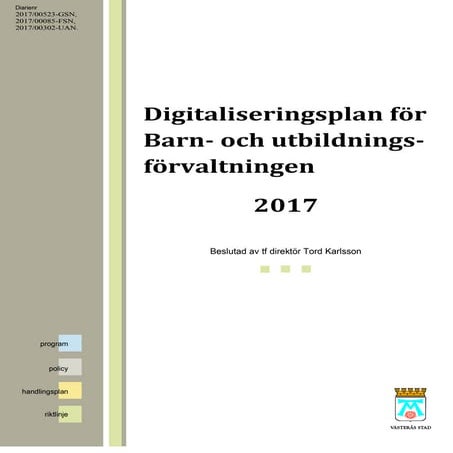 Digitaliseringsplan buf 2017