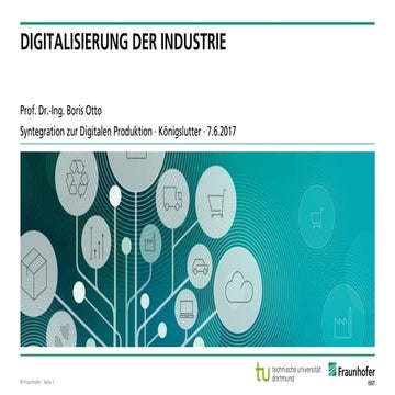 Digitalisierung der Industrie