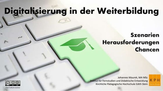 Digitalisierung in der Weiterbildung