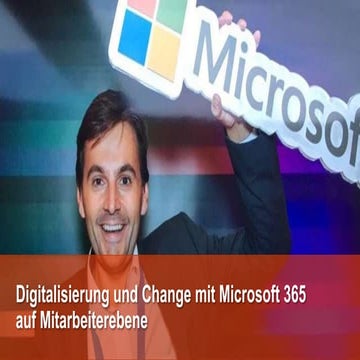 Digitalisierung und Change mit Microsoft 365