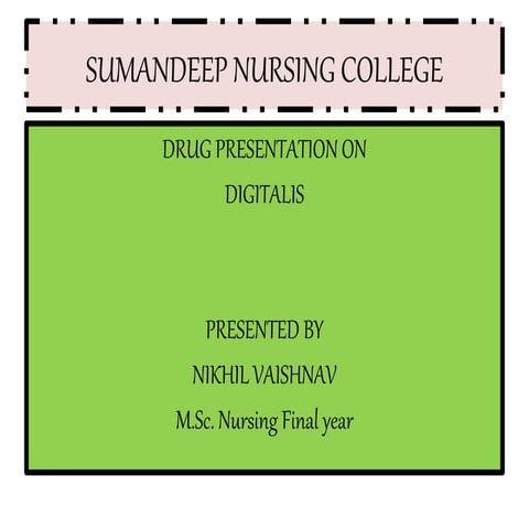 Digitalis nikku ppt