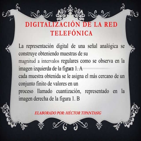 Digitalización de la red telefónica