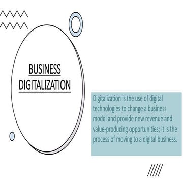 BUSINESS Digitalization 