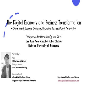 Digitalization in Singapore - Policy Discussion at National University of Sin...