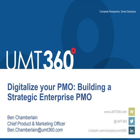 Digitalize Your PMO: How to Build a Strategic Enterprise PMO