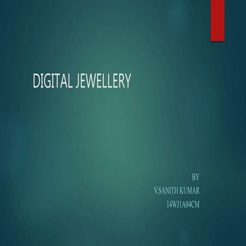 Digital jewellery