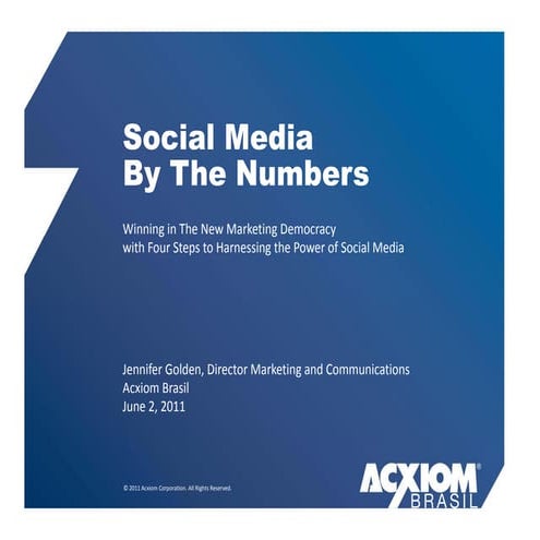 DigiTalks Expo Latin America - Presentation by Jennifer Golden, June 2011