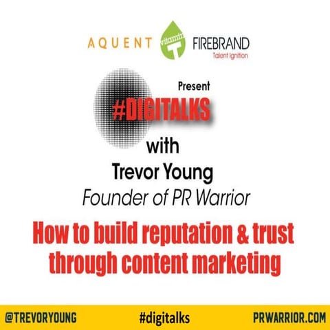 How to build trust and reputation through content marketing