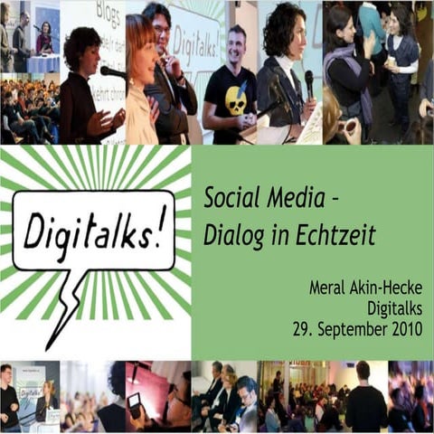 Social Media - Dialog in Echtzeit