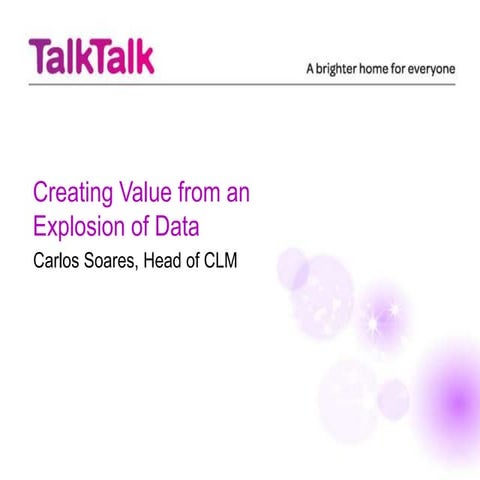 TalkTalk - Data - Carlos Soares