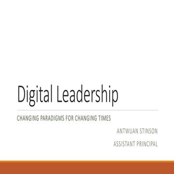 Digital Leadership Presentation