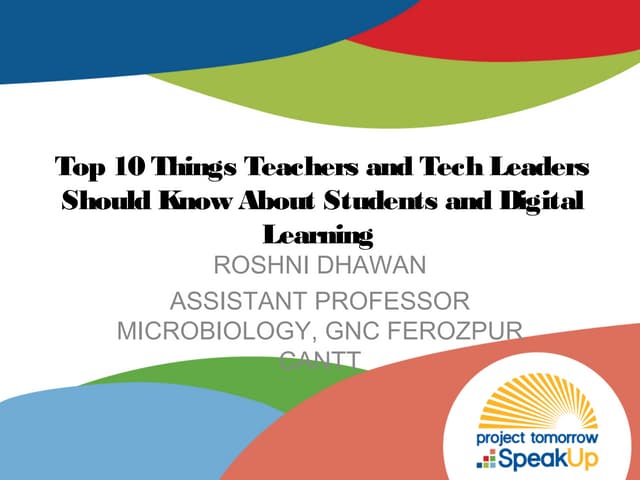 Digital learning