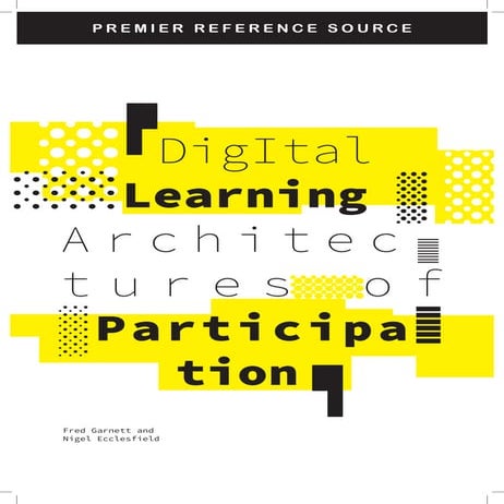 Digital learning architectures of participation Book Cover