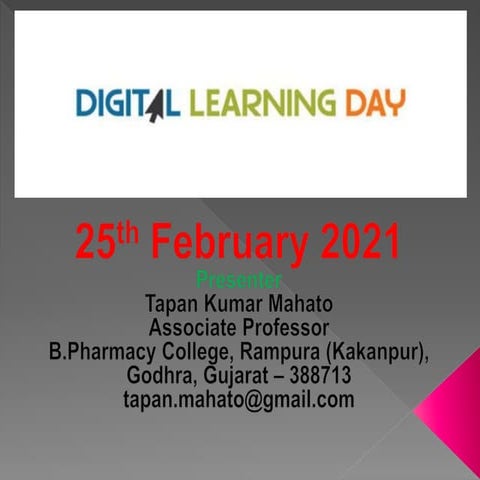 Digital learning day - 25th February
