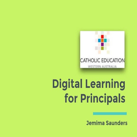 Digital Learning for Principals