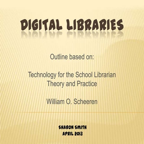 Digital libraries