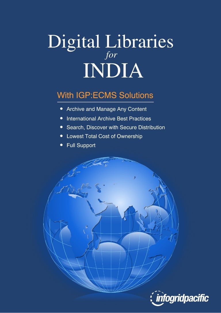 Digital Libraries For India Program