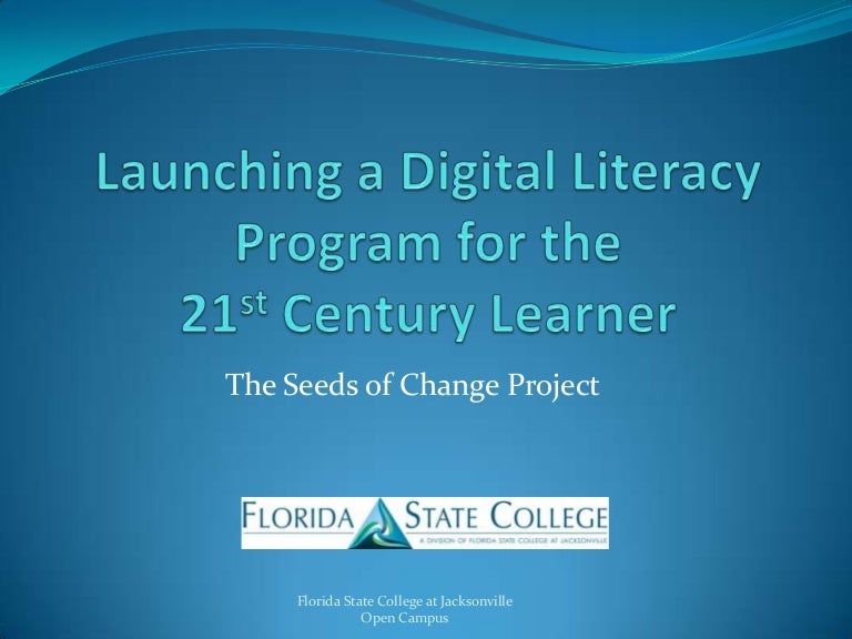 Digital Literacy for the 21st Century Learner